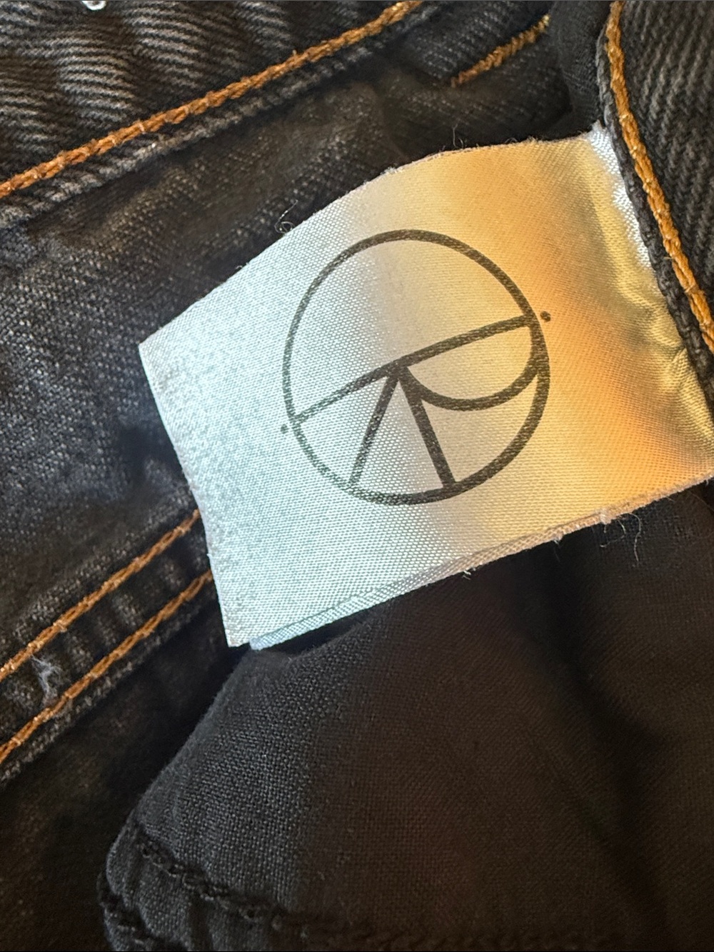 Polar Co Skate Big Boy Relaxed-Fit Black Men's Jeans - Size S - Picture 7 of 8